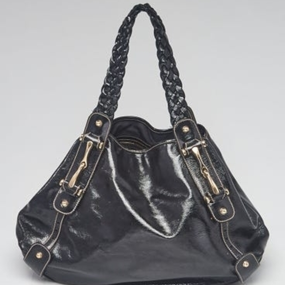Gucci Patent Leather Pelham Shoulder bag